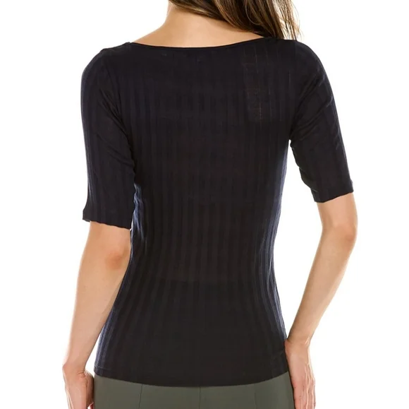 💥SALE💥Vince Wide Rib Scoop Neck Top - Picture 2 of 3